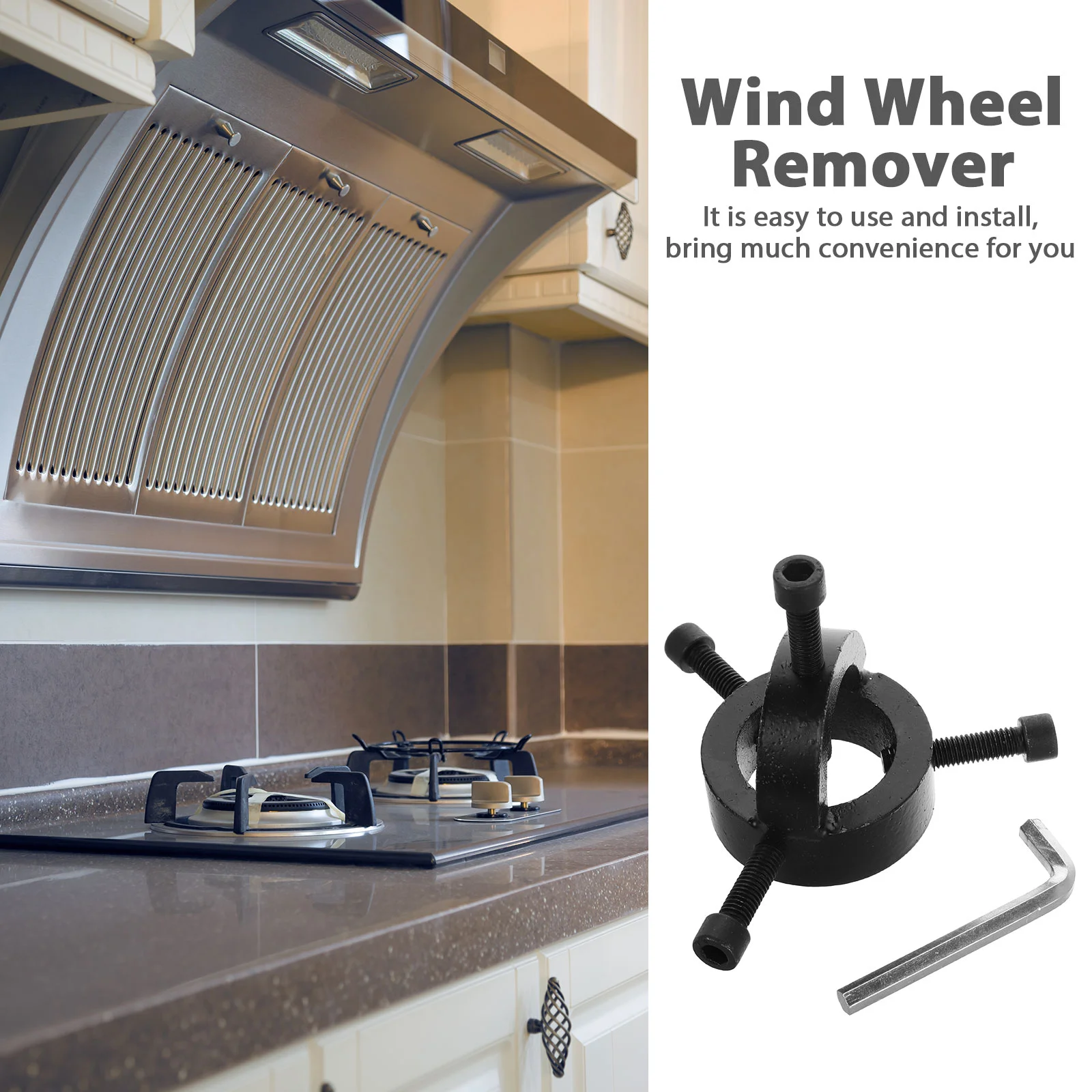 Съемник колес вентилятора-концентратора. Легкое удаление инструментов для