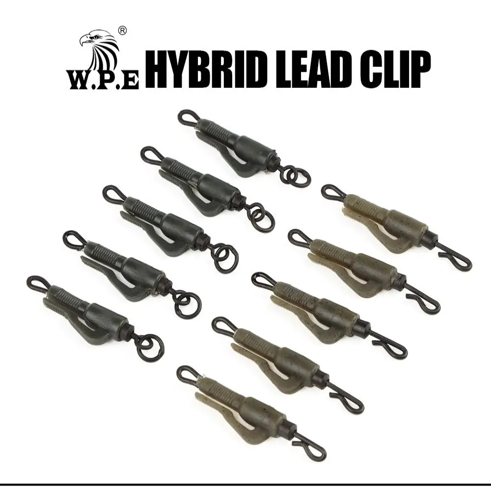 

10Pcs/lot Hot Durable snap New Rolling Connector Line clip Fast Link Fishing Swivels Snap