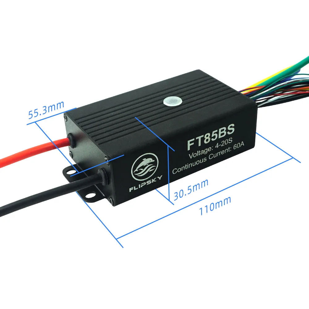 Flipsky Ft85bs Esc с алюминиевой флуоресцентной системой управления скоростью для