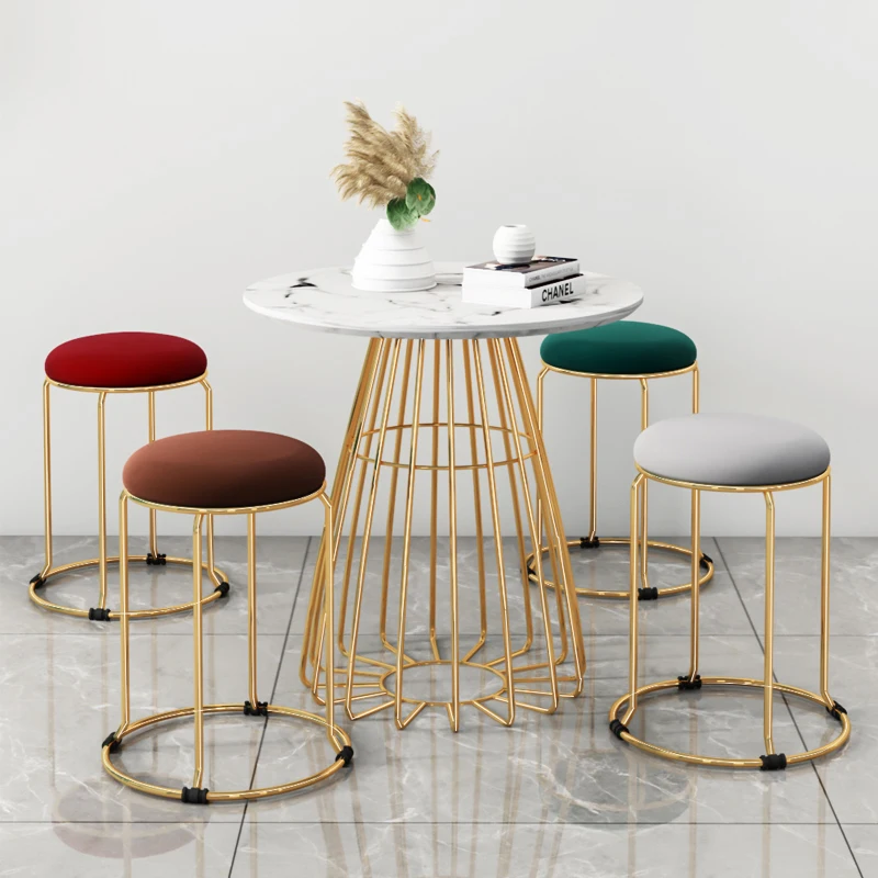 

Bedroom Dining Chair Dinner Garden Single Luxury Dining Chairs Poufing Room Furniture Comfortable Chaise Computer Furniture