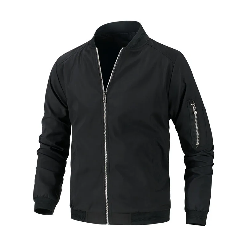 2022 Men Jacket  Casual  Autumn Mens Jackets And Coats Casual Mens Jackets Plus Size  Masculina Sportswear Bomber Jacket S-3XL