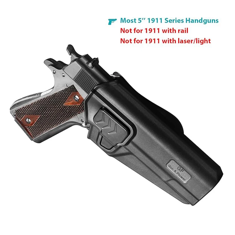 Кобура OWB 1911 для Colt 1911/Elite Force 1911/Kimber 1911/Rock Island Armory 1911/Springfield 1911/Полный размер 5 дюймов