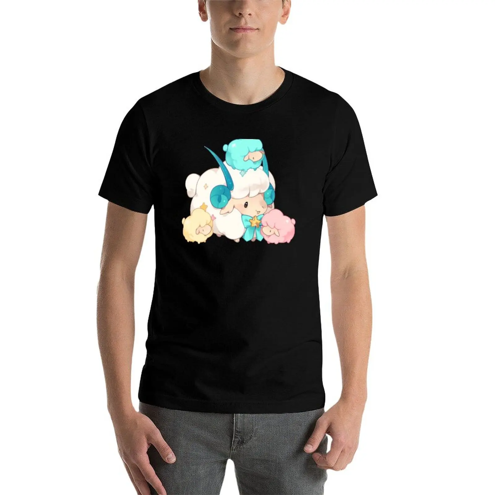 Футболка Wooli and Friends хлопковые футболки с рисунком мужские винтажные в стиле аниме