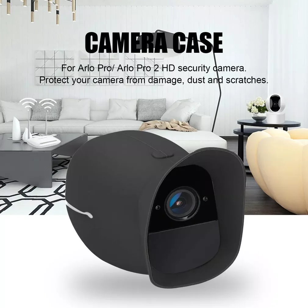 

Hot Sale Silicone Case Cover Uv and Weather Resistant Cover Wireless Camera Safety Silicone Case For Arlo Go