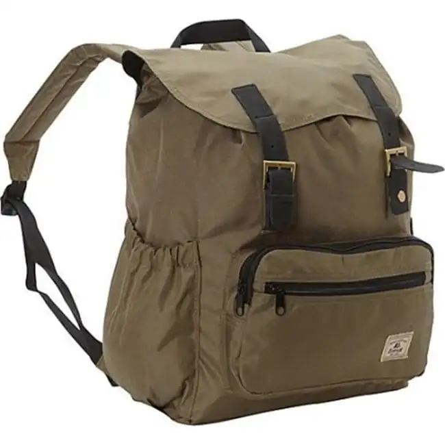 

Everest Unisex Stylish Rucksack 16" Backpack, Olive Green