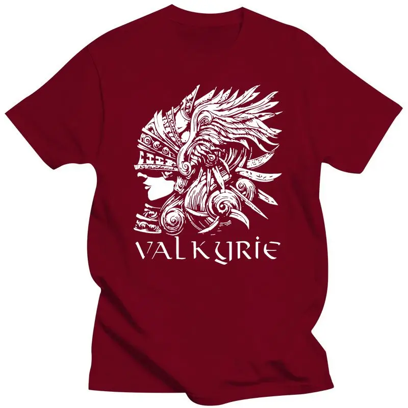 Ropa de hombre vikingo Valkyrie Of Valhalla Odin Ragnar Popular camiseta sin etiqueta