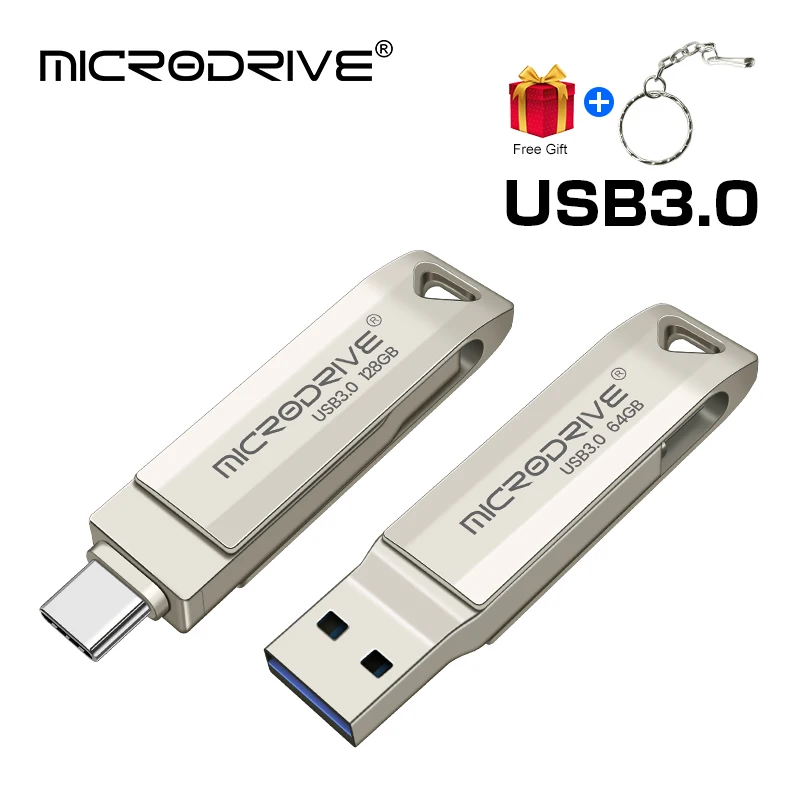 

USB 3.0 флеш-накопители TYPE-C, 3,0 Гб, 256 ГБ