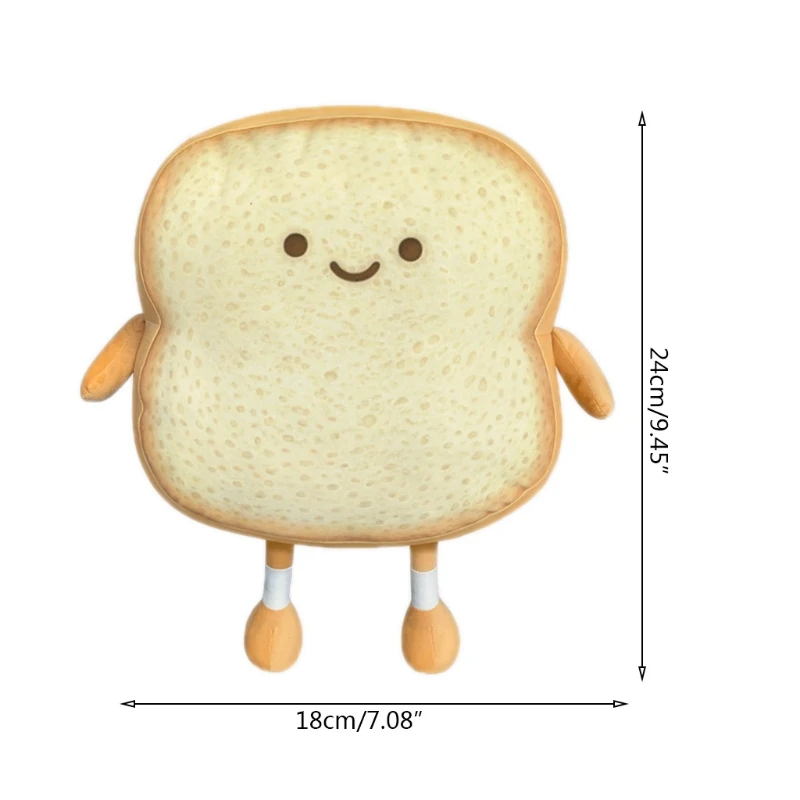 7x7x2 4 дюйма мягкий тостовый хлеб для куклы украшение детской комнаты экологически