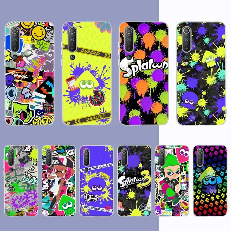 

Splatoons Phone Case for Samsung S21 A10 for Redmi Note 7 9 for Huawei P30Pro Honor 8X 10i cover