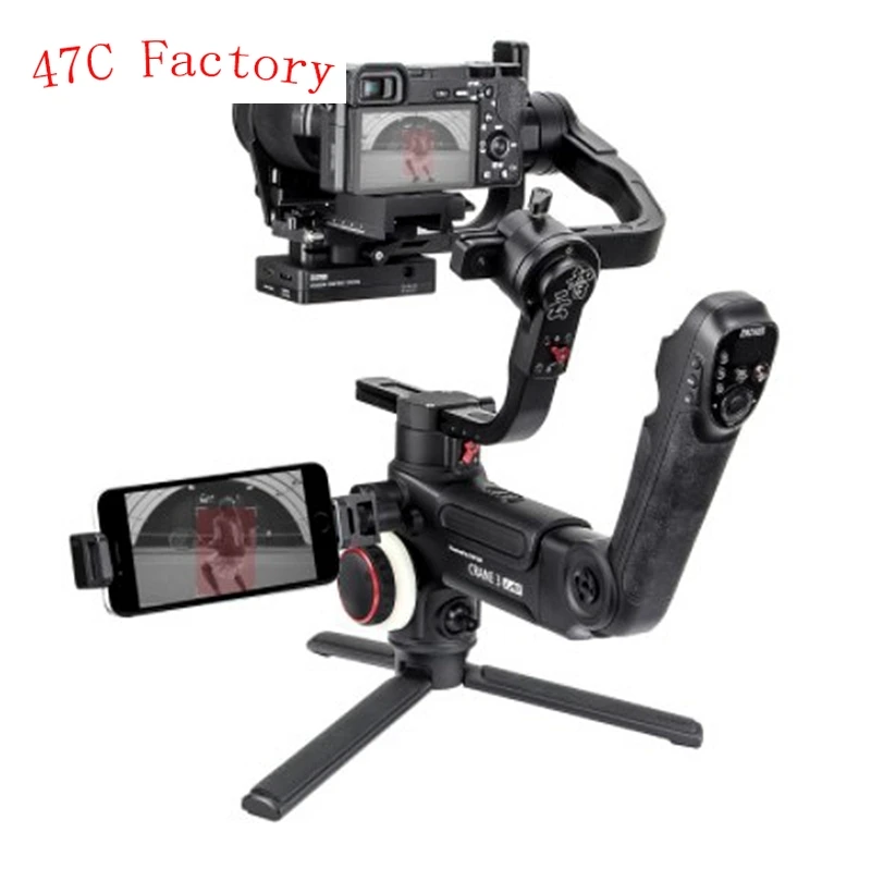 

3-осевой беспроводной ручной стабилизатор Zhiyun Crane 3 Lab с сенсорным управлением для цифровой зеркальной камеры PK DJI Ronin S