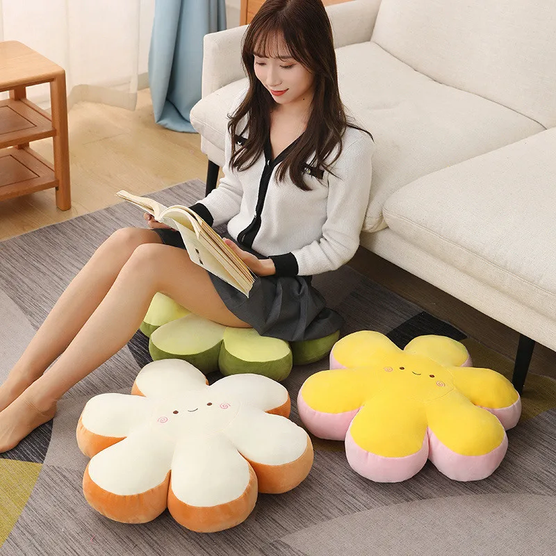 

FlowerCushion Back Office Chair Cushion Sofa Pillow Cushion Home Decoration Tatami Cute Cushion Lumbar Support Children's Gift
