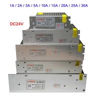 led lighting transformer ac110v 220v to dc 24v 1a 2a 3a 5a 10a 15a 20a led strip switching power supply led lamp light driver
