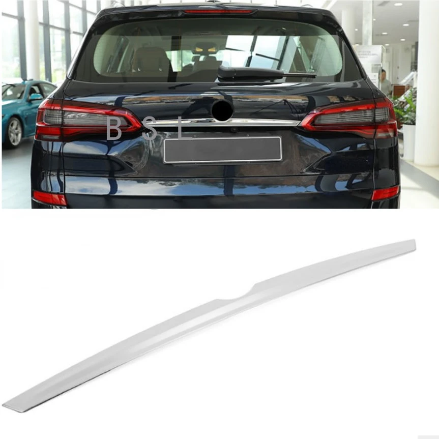 

Автомобильный Стайлинг для BMW X5 2019 -2021, крышка заднего багажника, молдинг, декоративная крышка Sitckers, отделка, нержавеющая сталь, автомобильные аксессуары