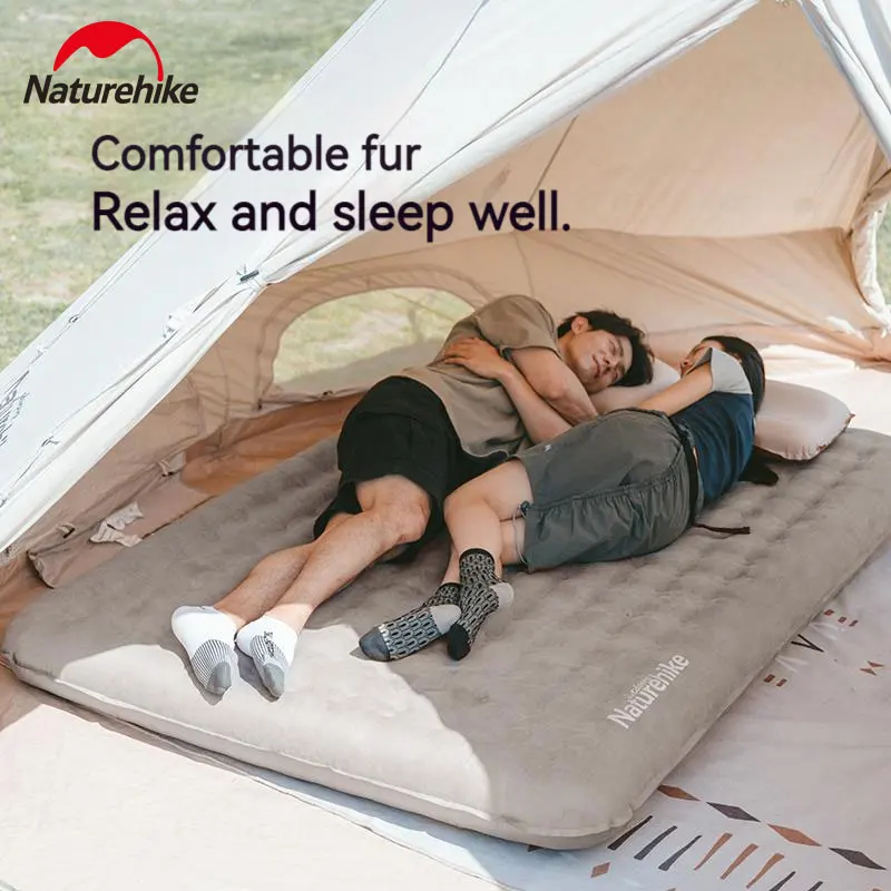 Naturehike 2 3 кг надувной матрас 40D нейлон ТПУ 16 см утолщенный 1-2 человека