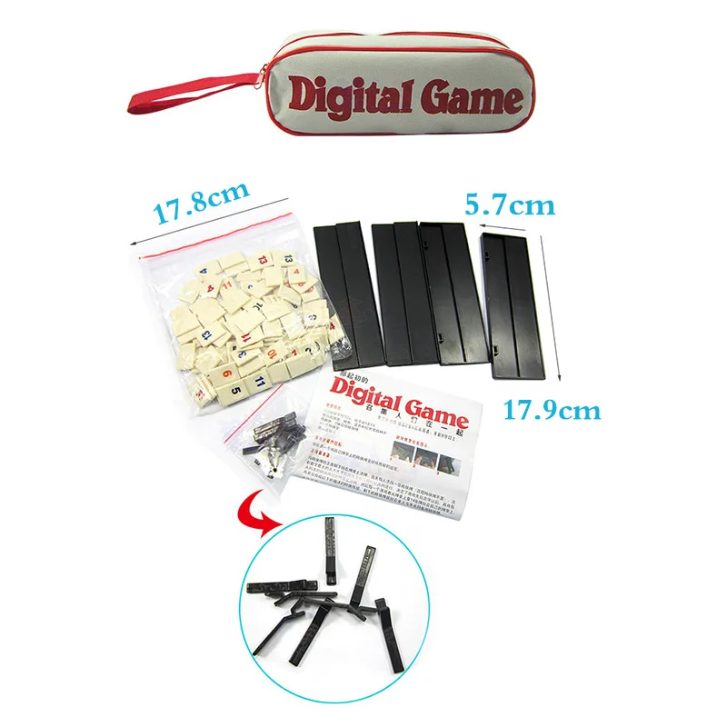 Быстрая движущаяся черепица румми из Израиля классическая настольная игра на 2-4