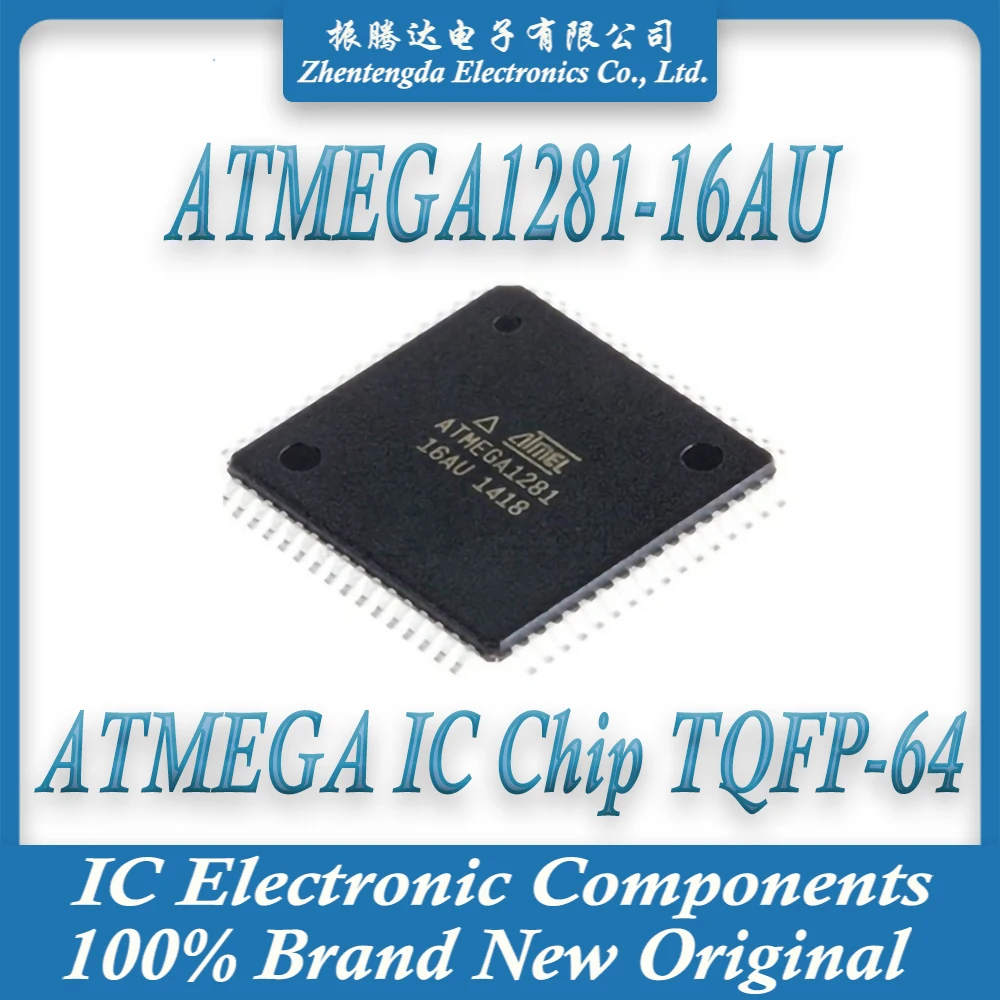 

ATMEGA1281-16AU ATMEGA1281-16 ATMEGA1281 ATMEGA IC Chip TQFP-64