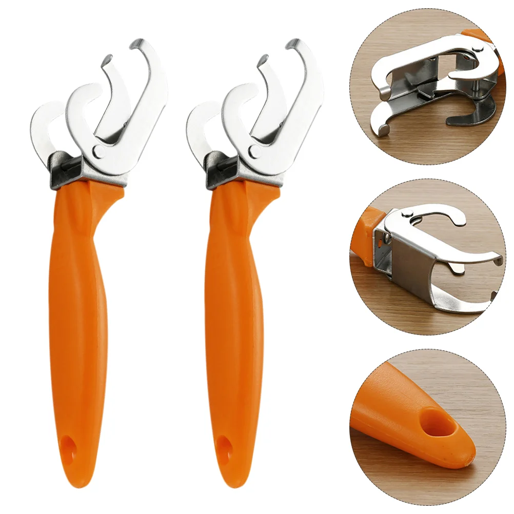 

2 Pcs Silicone Holder Jar Gripper Air Fryer Trays Food Plates Tongs Hot Bowl Dish Clip Chuck Take Basin