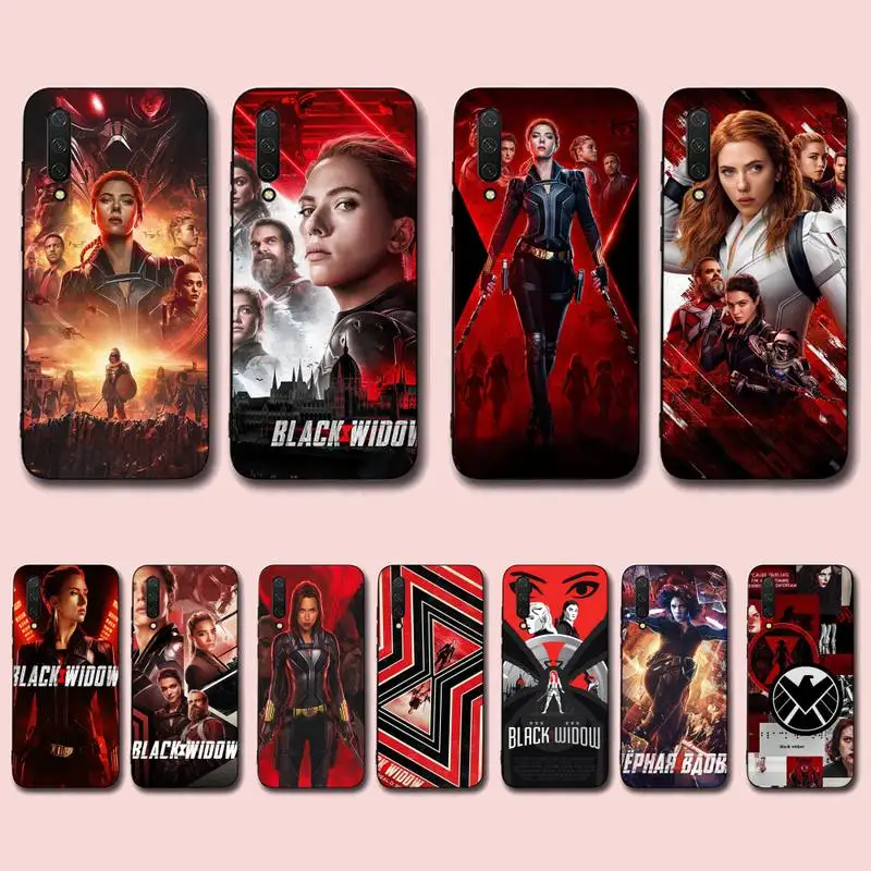 

Disney Black widow Phone Case for Xiaomi mi 5 6 8 9 10 lite pro SE Mix 2s 3 F1 Max2 3