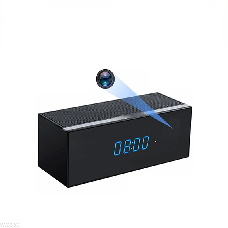 

Wifi Clock Camera Night Vision Human Sensing P2P Secret Camcorder Audio Recorder Bluetooth Speaker ip Cam Suport Hidden TF Card