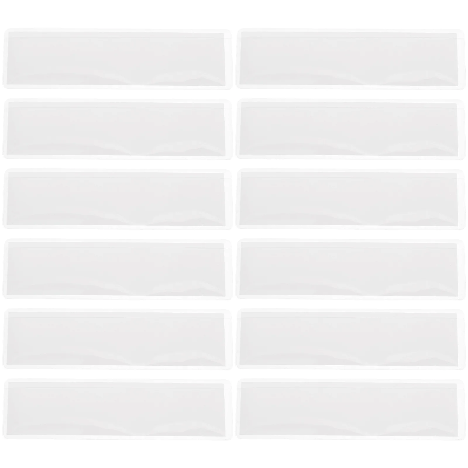 

Office Bookshelf Warehouse Supplies Adhesive Index Card Pockets Label Holders Library Paper Material Cover