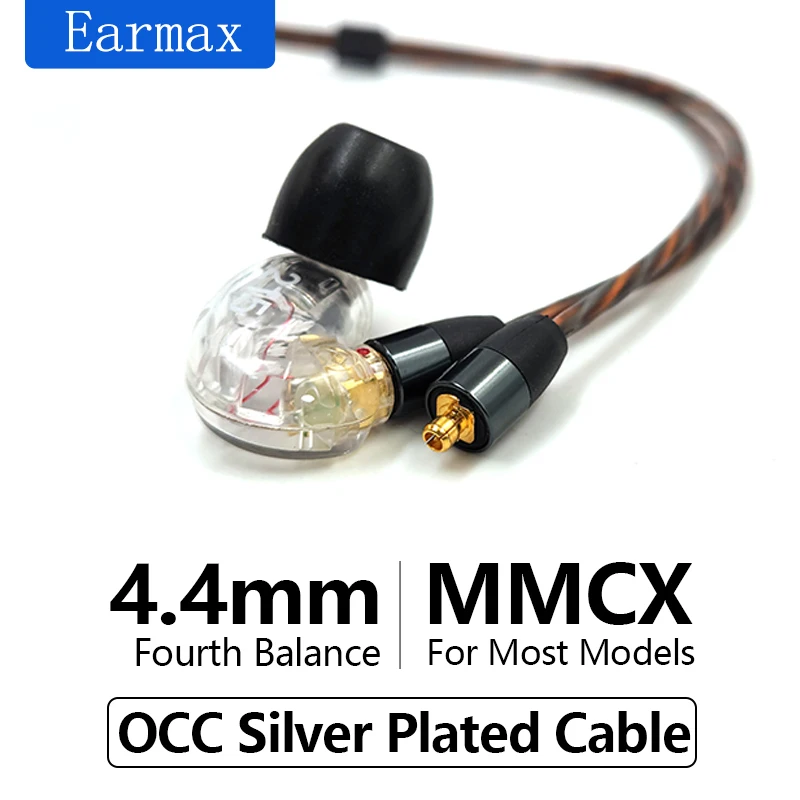 Фото Для Sony SE215 SE425 XBA-H3 N1AP N3AP Z1R Z5 M7 UE900 900S FX850 MMCX Сменные наушники 4,4 мм балансировочный кабель №5