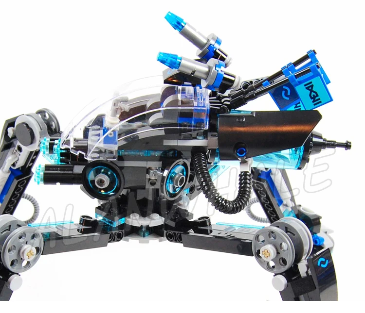 518 шт. Детский конструктор Shinobi Mech Hover pad-style Feet Shark Soldier 10717