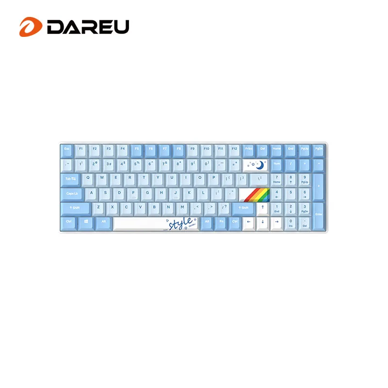 

DAREU Tri-mode Mechanical Keyboard 2.4Ghz Wireless Bluetooth 5.1 Type-c Wired RGB Backlight PBT Keycaps Hotswap Gaming Keyboards