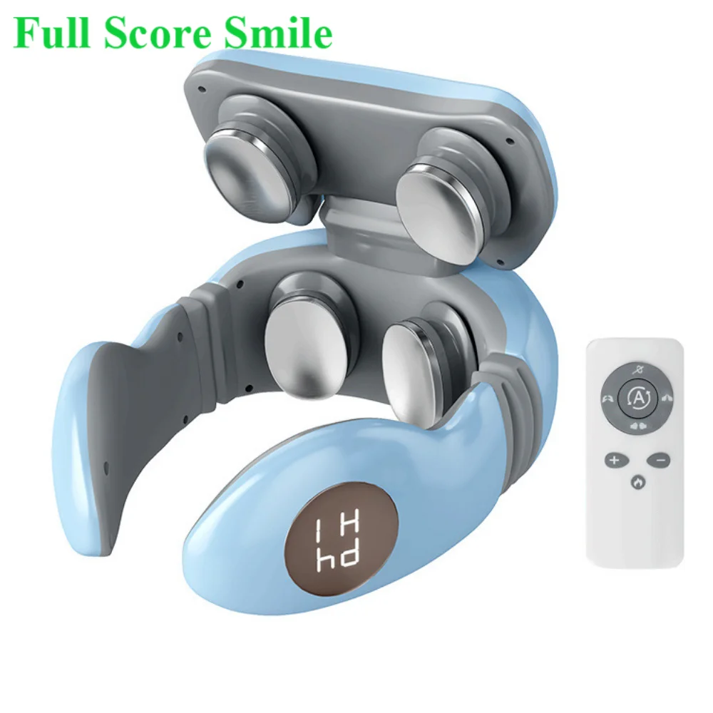 

Intelligent Pulse Neck Massager Heat Pain Relief Tens Cervical vertebra Low Frequency Massage Cervical Spine EMS Shiatsu Massage