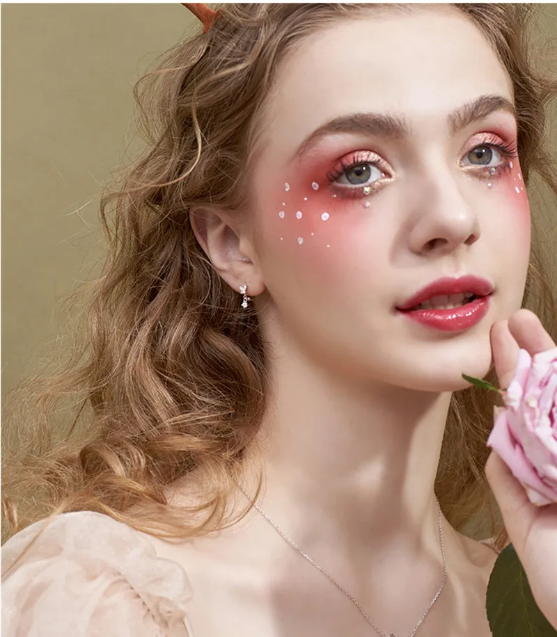 Фото QMCOCO серебряные серьги, дизайн, модные элегантные серьги с бабочкой и цирконием, аксессуары для вечеринок, креативные украшения для женщин, подарки №4