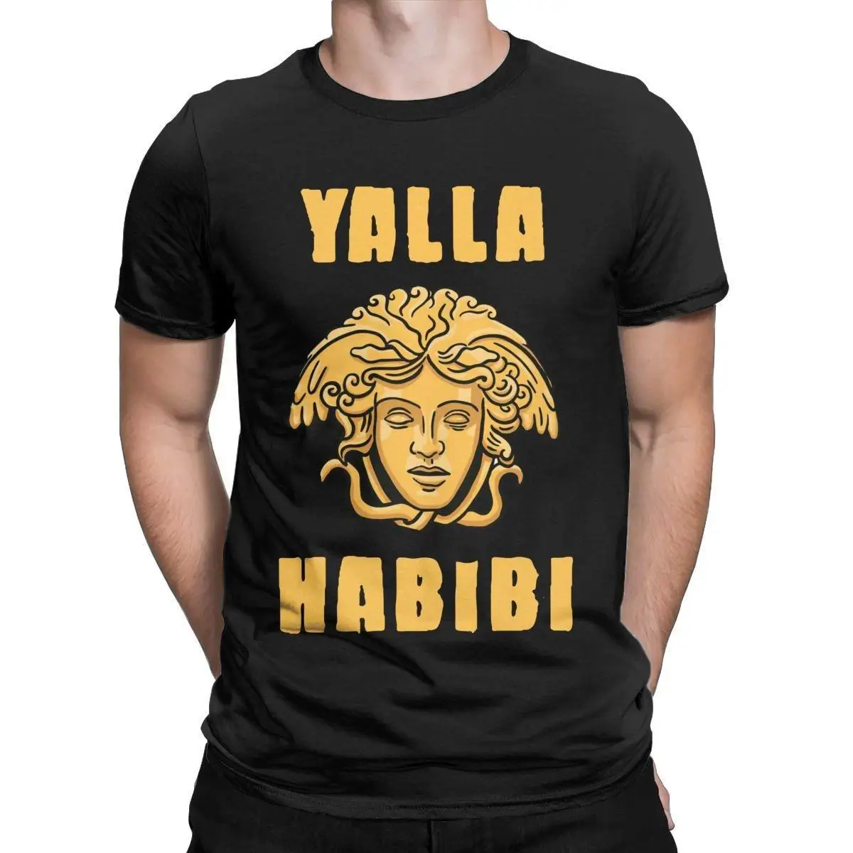 Novelty Habibi Love Couple T-Shirt Men Crew Neck Cotton T Shirts Arabic Lebanon Short Sleeve Tee Shirt Party Clothing