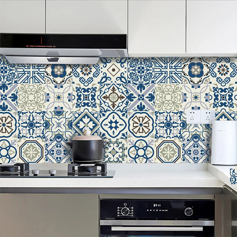 10 шт. самоклеящиеся наклейки для плитки из ПВХ |