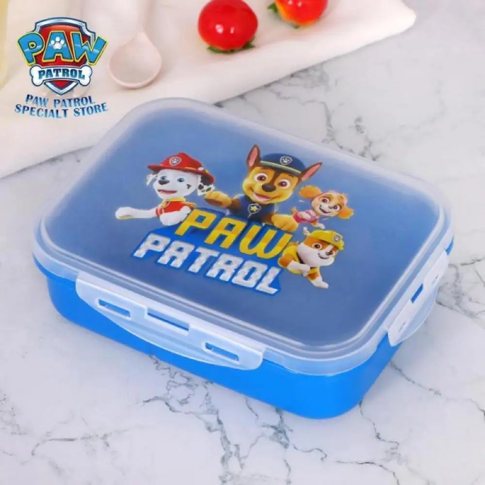 

Paw Patrol Microwave Lunch Box Wheat Straw Dinnerware Food Storage Container Children Kid School Office Portable Bento Lunch Bag