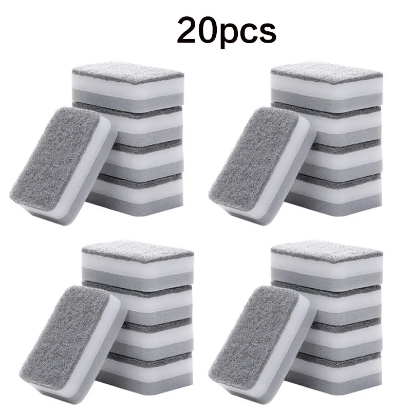 Kitchen Bar cleaning supplies set Home Double-sided Cleaning Sponge Scouring Pad Cleaning Sponges Household Cleaning Tools