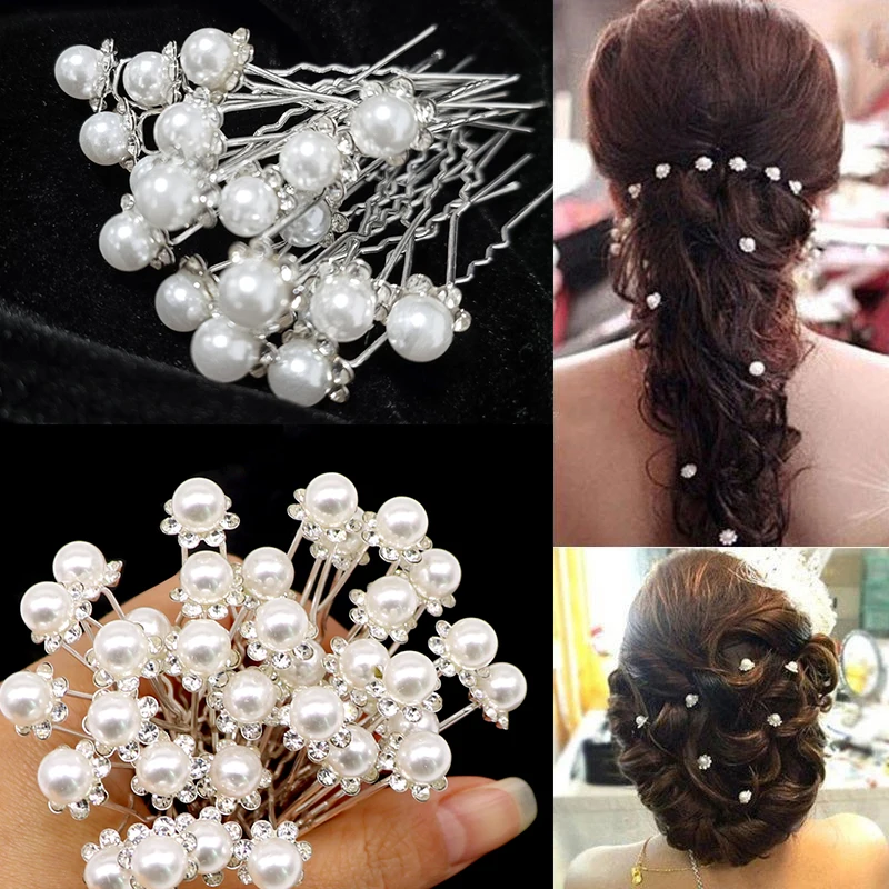 

Гребень для волос свадебный с жемчужинами и кристаллами