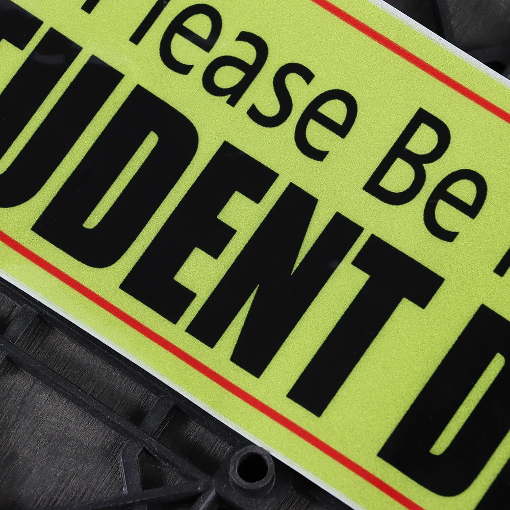 Светоотражающая Магнитная Автомобильная Наклейка Для Водителей И Студентов