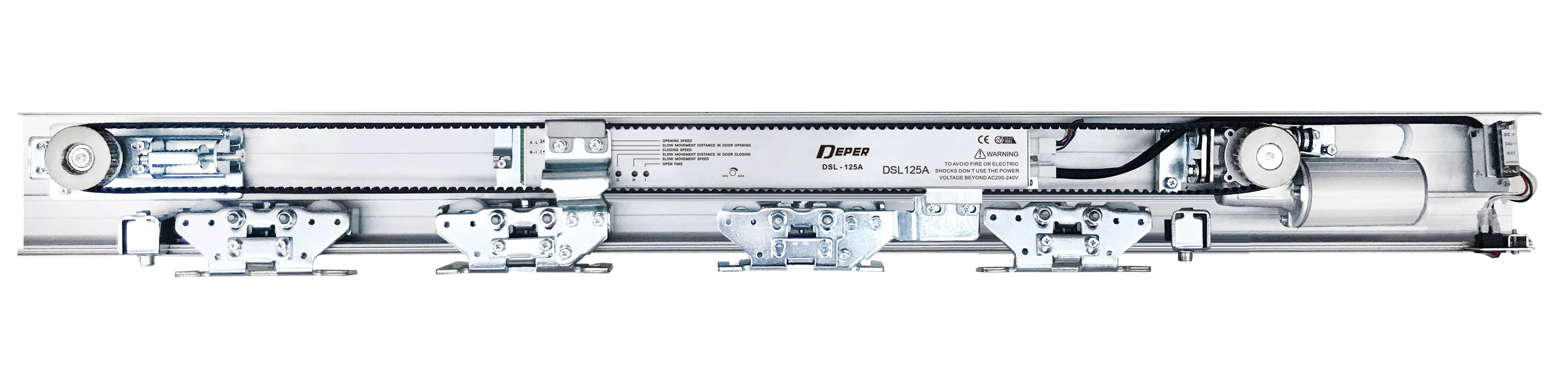 DEPER 125A Electric 65w dc brushless motor automatic sliding door opener for hotel