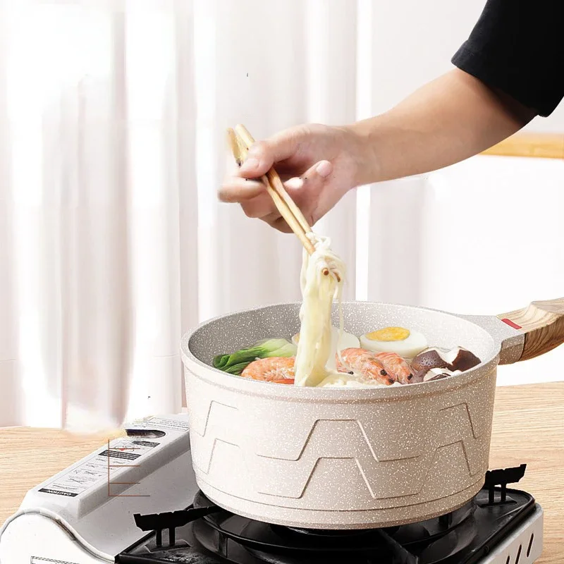 Небольшая молочная кастрюля Maifanshi детская посуда антипригарная Кастрюля