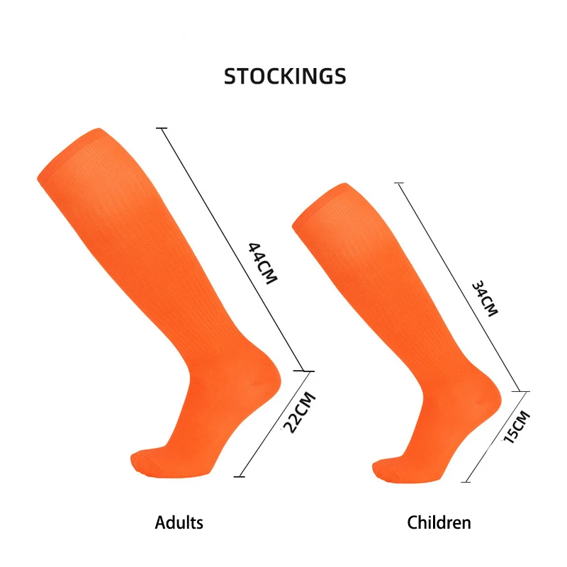 Boys And Girls Solid Thin High Training Soccer Socks  Long Socks Children's Knee Socks High Training Soccer Socks Futebol