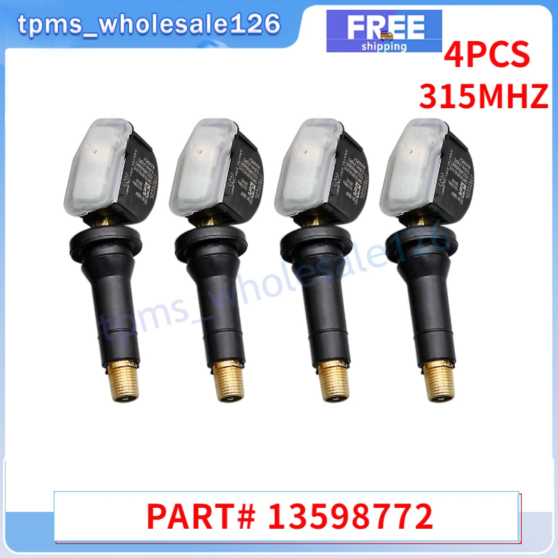 13598772 13598771 TPMS 315 МГц для Buick Bolt Cadillac CT6 Chevrolet Malibu GMC Yukon датчик давления в шинах 4 шт.