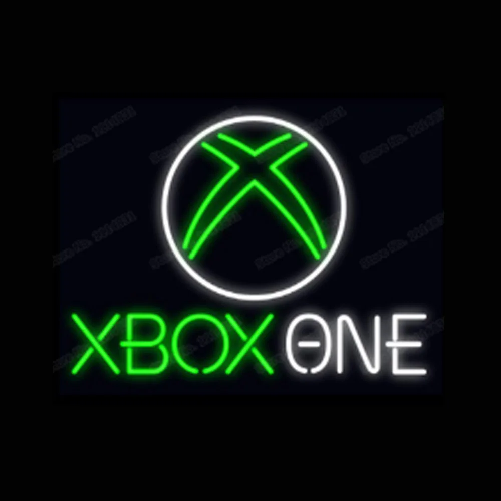 

XBox One 360 Gamescome Game Room Neon Light Sign Custom Handcrafted Real Glass Tube Store Advertise Wall Decor Display 17"X14"