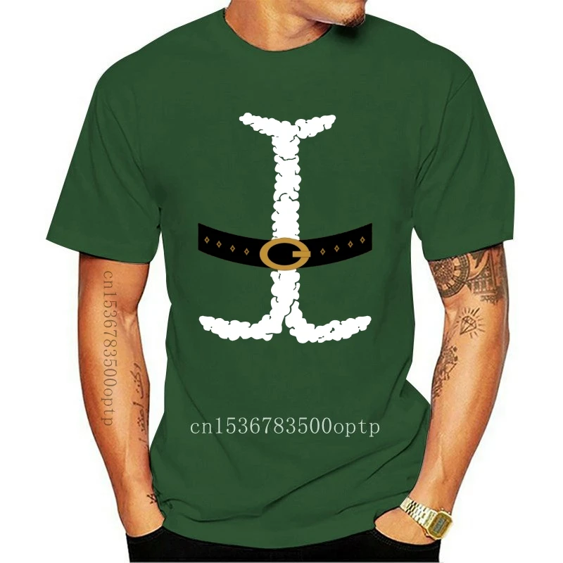 

Костюм Санта Клауса, Мужская футболка с коротким рукавом, хлопковая футболка, повседневная мужская одежда с коротким рукавом, лето