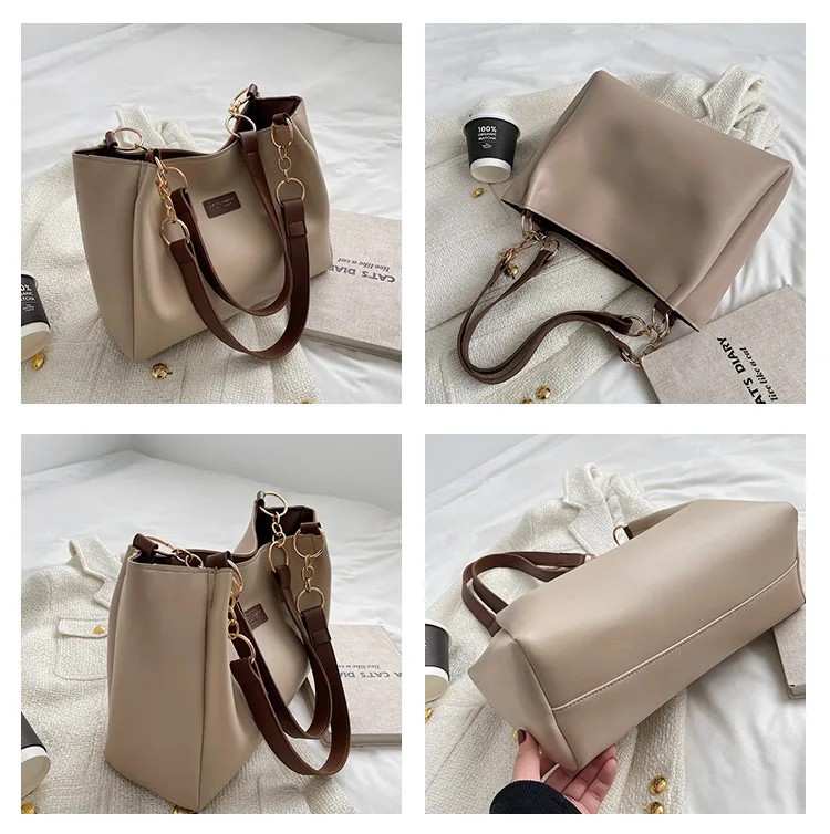 Women's Tote Bag 2023 New Fashion Simple Large Capacity Shoulder Bag Casual Women's Luxury Handbag