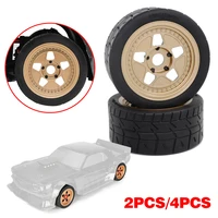2pcs4pcs 100mm rc tires wheel 17mm hex hub tyre for 17 18 rc car arrma zd racing ex07 4wd brushless infraction v2 felony