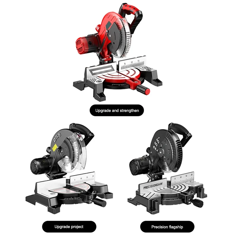 Пила для алюминия 10-дюймовый высокоточный станок резки деревообработки угол 45