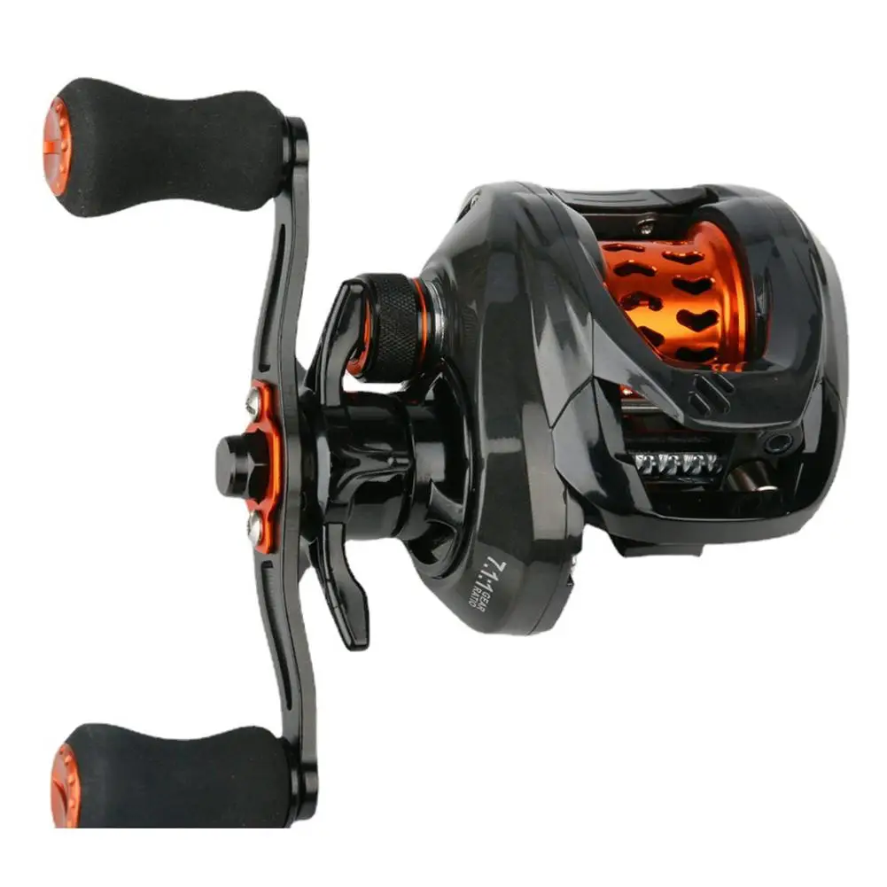 

Рыболовная катушка для заброса приманки, Ультралегкая высокоскоростная Низкопрофильная катушка, рыболовные снасти для пресной и соленой воды, Прямая поставка