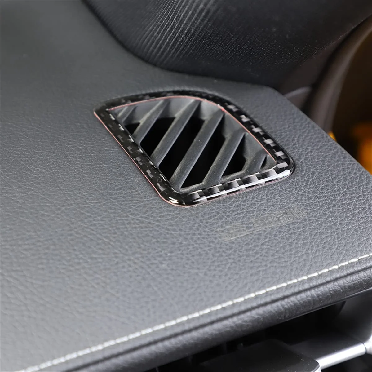 Для Toyota Supra GR A90 2019-2023 мягкое углеродное волокно центральное управление приборная