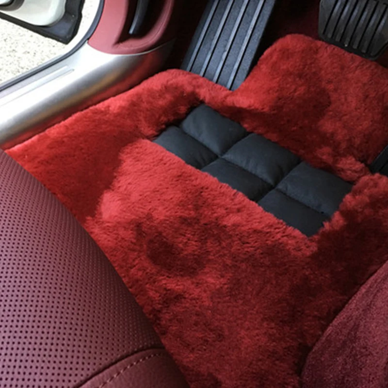 Фото Иглопробивные автомобильные коврики толщиной 35 мм, полный комплект из 100% чистой шерсти, водонепроницаемые, пыленепроницаемые, нескользящие, легко чистятся. №1