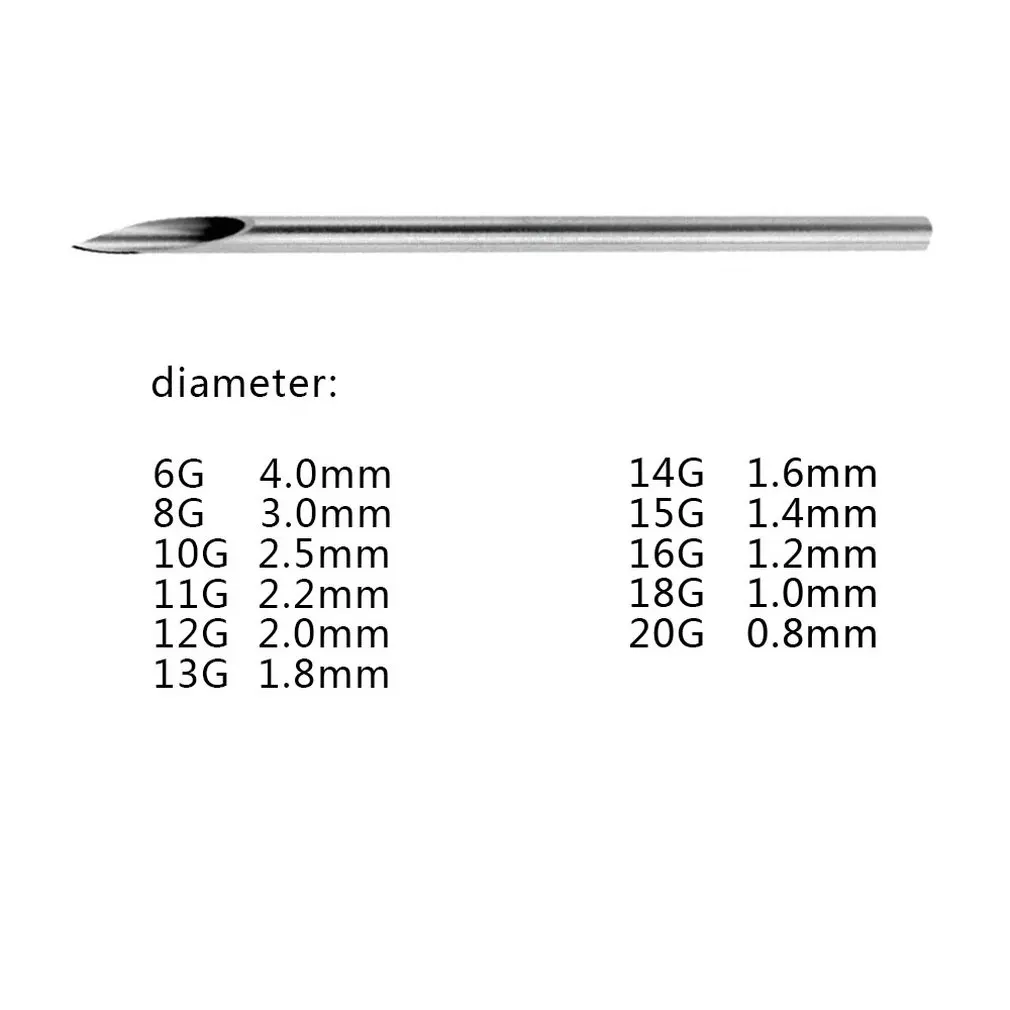 Игла для пирсинга 12g. Игла для пирсинга 12g. Иглы для прокола ушей g16. Игла для прокола 14g диаметр. Игла для пирсинга 14g.