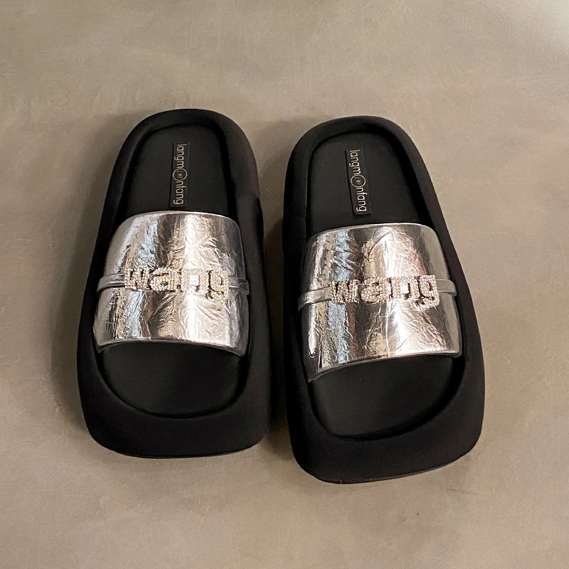 Женские шлепанцы в римском стиле сандалии на плоской подошве мягкие дышащие