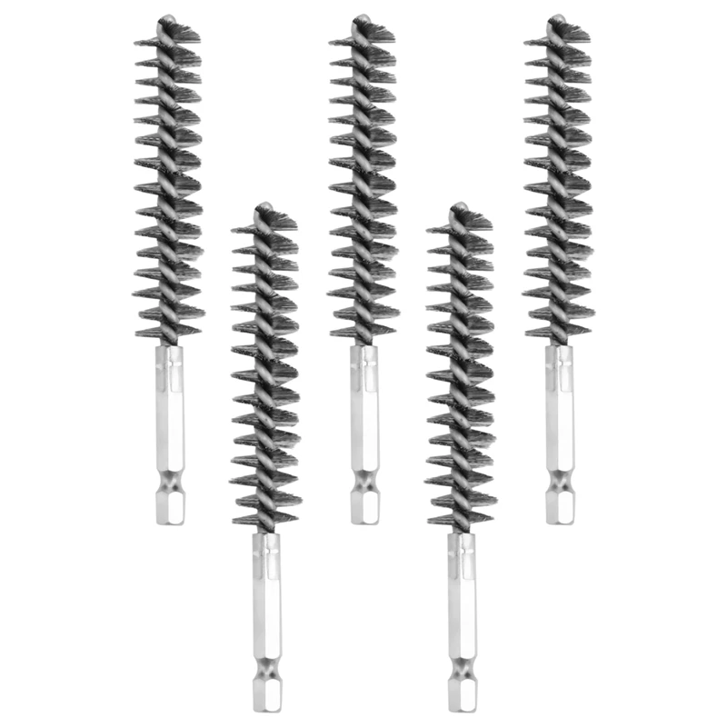 

Stainless Steel Bore Brush Wire Brush For Power Drill Cleaning Wire Brush Stainless Steel Brush With Hex Shank Handle